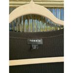 Torrid  Black Ribbed Henley Short Sleeve Fit and Flare Dress Plus Size 3X Photo 1