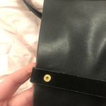 ZARA  Black Suede Leather Cross Body Purse Gold Hardware Interior Pockets Buckle Photo 6