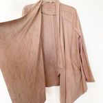 BLANK NYC  Soft Faux Suede Drape Jacket Medium M Photo 4