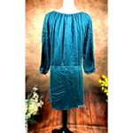 Chaser  Silk Charmeuse Mini Dress - Evergreen - size M Photo 7