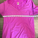 Lucy Tech V Neck Pink Long Sleeve Top Workout T Photo 4