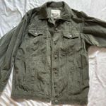 American Eagle Green Corduroy  Jean jacket  Photo 1