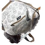 NEW Myra Tapestry & Leather Cowhide Hair BACKPACK HANDBAG 12x13" Purse Isabella Photo 4