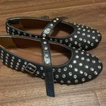 Studded Ballet Flats Black Size 7.5 Photo 0