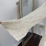 Lilly Pulitzer Matilda Cream Gold Leaf Bell Sleeve Silk Blouse S Photo 3