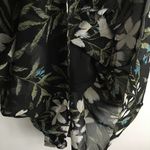 Bobeau Tropical Print Chiffon Midi Dress Photo 4