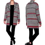 Aspen Fair Isle Wool Blend Cardigan Sweater Size M Photo 1