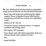 Eloquii | NWT | Size 20W | Pink & White Colorblock Tie Front One-Piece Swimsuit Photo 3