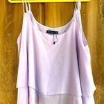 Zanzea New  Lavender flowy layered Tank Top 4XL with Tag Photo 0