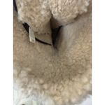 UGG  Women’s Shoreline Boots Size 9 Black Suede Shearling Fringe Lace Up 5755 Photo 14