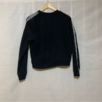 Vans Black Cropped Crewneck Sweatshirt Women’s M Photo 4