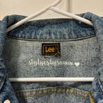 University Of Delaware Denim Jacket Blue Size L Photo 4
