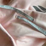 Fabletics Run Anywhere High-Waisted Leggings Small NWT Pale Pink Gray Logo Photo 7