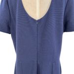 Boden Elsa Ottoman Sheath Dress Ribbed Navy Blue Size US‎ 18L Tall Photo 9