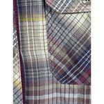 Marmot  Shirt Womens S‎ Purple Plaid Long Sleeve Button Front Blouse Small Photo 7