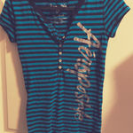 Aeropostale Aéropostale Striped Henley Tee 💙 Photo 1