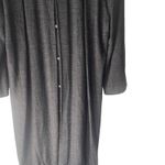 Ten Eleven Vintage 90s Size XL 70% Wool Grey Double Breasted Trench Coat Gray Photo 6