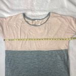 easel Loose Baggy Comfy Midi Short Sleeve Block Color Dress Hip Pockets Size M Photo 5