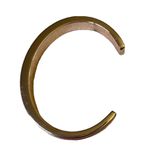 RoseGold Bangle Bracelet with Sparkly Rose Glitter Insert Pink Photo 2