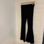 Aerie  kick it super flare ribbed pants in black Photo 1