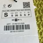 ZARA NWT  Lime Green Crochet Knit Scallop Hem Crop Top Bloggers Fav Photo 7