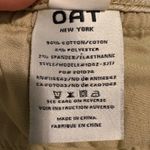 OAT New York Women's taupe Wide Leg Cropped High Rise Casual Pants Size 8/29 Tan Photo 8