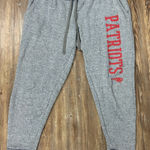 NFL Team Apparel New England Patriots Gray Sleepwear Joggers Football Comfy XL Photo 0