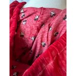 Disney  Parks Sweatshirt size Small Red burnout Hoodie‎ Mickey Mouse Authentic Photo 4