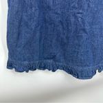 American Vintage Vintage Y2K Denim Floral Midi Dress Size 8 Fairycore Whimsical Early 2000s Photo 4