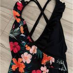 Cupshe NWT tropical floral  swimsuit Size Small Photo 6
