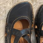 Josef Seibel Black Leather Sandals close toe size 38 USA (7.5) excellent cond Photo 5