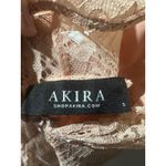 Akira  Pink Lace Halter Bodycon Dress Sleeveless Formal Party Cocktail‎ Small Photo 9