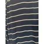 Faithfull the Brand Navy Blue Striped Lace Up Long Sleeve Shirt Women Sz M Photo 9