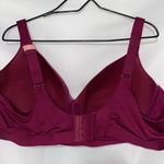 Cacique NEW    48DDD LIGHTLY LINED BALCONETTE BRA Burgundy Bra Photo 9
