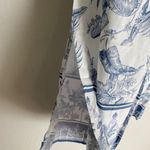 Tribal sz L blue white floral hippie high waisted wide leg pants NWT‎ Photo 7