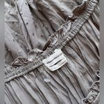 Urban Outfitters #13 NWOT  Clip Dot Smocked Long Sleeve Romper in Olive Photo 8