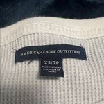 American Eagle  Outfitters Cream Waffle Knit Top Photo 1