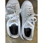 Adidas  Advantage Base Cloudfoam Comfort White Gold Women's Sneakers Shoes Sz 9.5 Photo 4