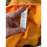 Aerie yellow orange women’s sweatshirt size medium 100% cotton Photo 2