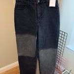 Hollister  Colorblock Ultra High Rise Dad Jeans Photo 0