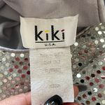 Kiki USA Vintage Sleeveless Satin Maxi Dress Sz M Photo 9