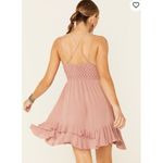 Free People  One Adella Slip Short Mini Dress Small Women’s Rose Photo 5