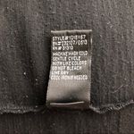 BCX  Black and Gray Button Front Career Blouse M Photo 6