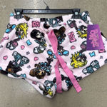 NWT Bratz Fuzzy Booty Shorts Sleep Shorts Size Large Pink Photo 0