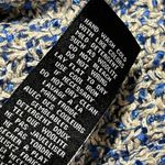 Peck & Peck  women’s size small pullover hi low long sleeve blue gold metallic Photo 6