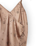 American Vintage Vintage Secret Treasures Light Brown Jacquard Wrap Tank Top M Photo 2