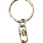 Vintage Mirel PARIS Keychain Made in France Silver Metal Photo 2