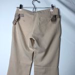 Rebecca Taylor  tan pants straight wide leg 0 A6 Photo 3