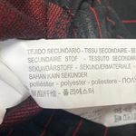 ZARA Black Red Striped Long Dolman Sleeve Drawstring Cropped Sweater Top Size M Photo 3