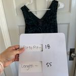 Johnny Was  Jade green velvet patterned maxi dress size small Photo 8